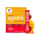 AdvoCare Spark - 에너지 음료 혼합 - 비타민 및 아미노산 보충 - 에너지 및 초점 지원 - 휴대용 면역 지원 * - 설탕 무료 - 망고 딸기, 14 스틱 팩 (3.5 oz)