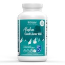 지그saw Health Alaskan Cod Liver Oil | 900 mg 오메가-3, EPA, DHA, DPA | Naturally Occuring Vitamin A & D | 180 Softgels | 60 서빙