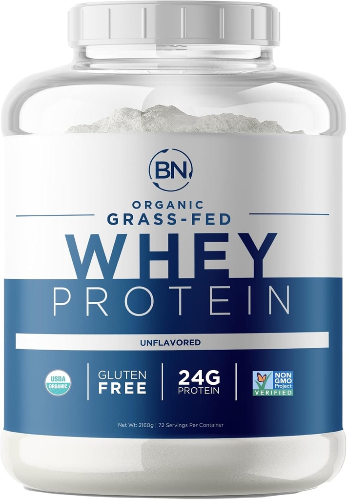 유기농 잔디 볶은 밀 단백질 분말 - USDA 유기 - 24g 높은 단백질 - 5 lb / 72 서빙 - 냉간 가공 - Non-GMO - rBGH-Free - Wisconsin USA