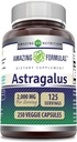 서빙 캡슐 보충 당 놀라운 수식 Astragalus 2000 mg | 순수 Astragalus Membranaceus 식물 뿌리 추출에서 만든 | 비 GMO | 글루텐 무료 (250 개)