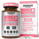 여성용 Multivitamin - 에너지, 면역, 여성 지원을위한 보충 - Biotin, 칼슘, 마그네슘이있는 여성을위한 매일 비타민 - 비 GMO, 채식 여성 멀티 비타민 - 120 캡