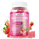 글루타티온 보충교재 교원질 Gummies: L 글루타민은 바다 교원질 비타민 C, E, D&B12 글루타티온 Gummies 노화 방지 공식을 위한 1000mg를 포함하고 뼈를 강화합니다