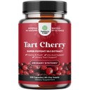 추가 강도 타트 체리 캡슐 - 타트 체리 추출물 캡슐 7500mg for Uric Acid Cleanse for Gout & Kidneys Support - Urinary Tract Health & Joint Support - 240 Ct
