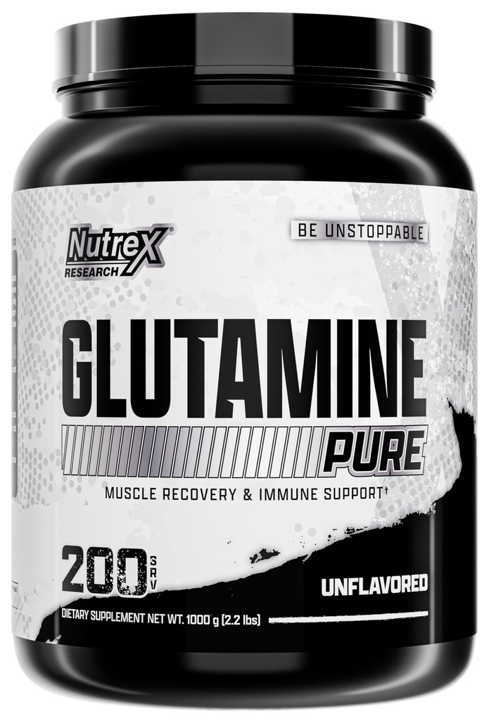 Nutrex 연구 L 글루타민 분말 - 200 서빙 - 순수한 Unflavored, Non-GMO & 글루텐 무료
