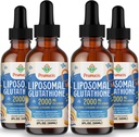 2000MG Liposomal 글루타티온 액체, 98% 흡수, 활동적인 모양 L 글루타티온 보충교재, Vegan 친절한, Immune 체계, 노후화 방위, Detox, 8 FL.OZ를 위한 강력한 산화 방지제 Complex