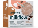 UpSpring Milkflow Electrolyte Breastfeeding Supplement Drink Mix with Fenugreek | 초콜렛 맛 | 건강한 모유 우유 공급 및 복원을 촉진하는 Lactation 보충 | 16 음료 혼합