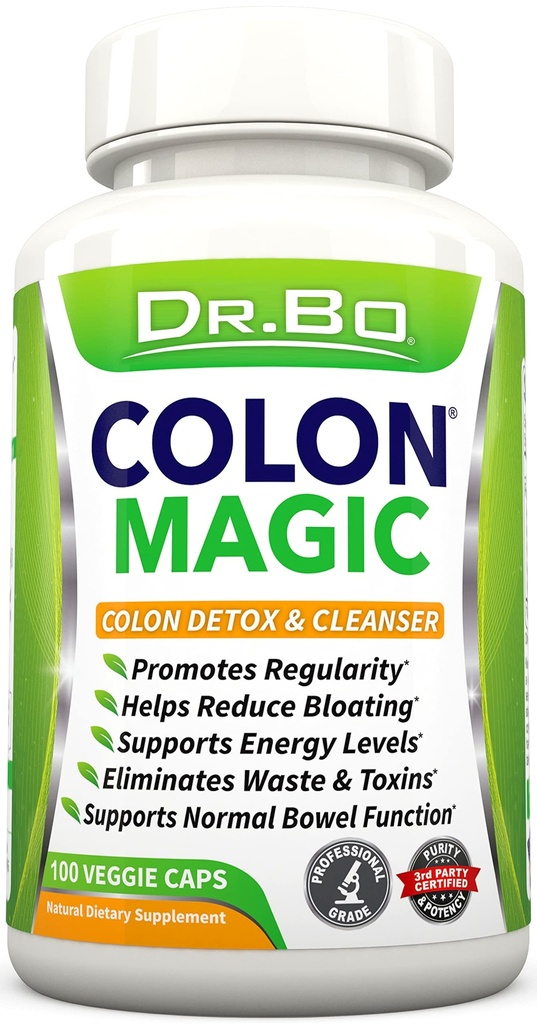 Colon Cleanse Detox Formula - Intestinal Bloating & Fast Digestive Cleanse - 매일 변비 완화 보충교재 Gut, Belly, Stomach - 여성 남성 초본 체중 홍조