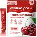 벤처 Pal Sugar Free Electrolyte Powder Packets - Rapid Hydration & Party Recovery 용 액체 일일 IV 음료 믹스 | 5 비타민 & 7 일 전동| Keto Friendly | Non-GMO | 인증 Vegan | 16 스틱