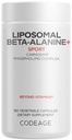 Codeage Liposomal Beta-Alanine 보충교재 - CarnoSyn Beta-Alanine - 2-Month 공급 - Liposomal 납품 - 전 운동, 포스트 운동 및 스포츠 보충교재 - 비 GMO - 180의 캡슐