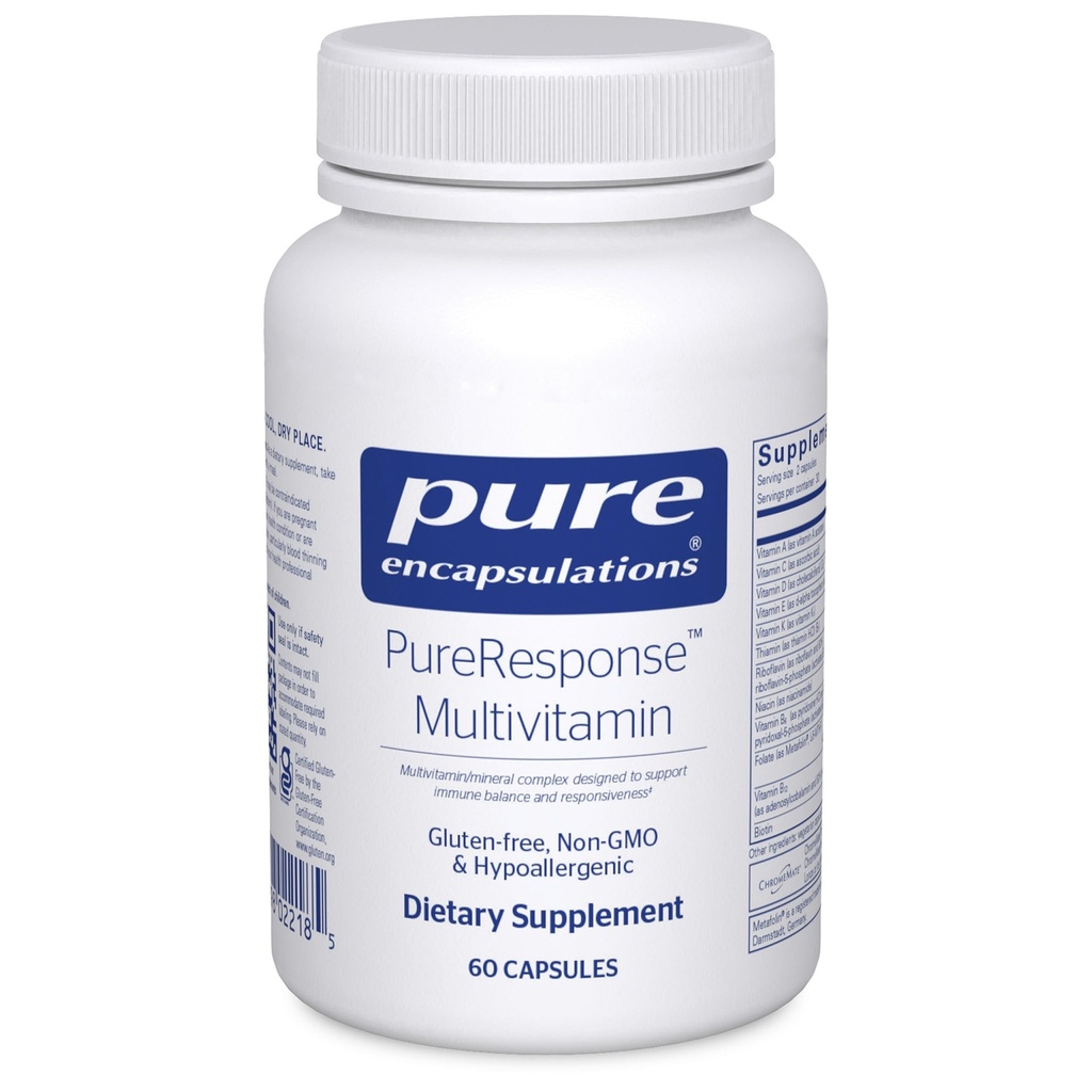 Pure Encapsulations PureResponse Multivitamin | 면역 균형과 책임에 대한 지원 | 60 캡슐