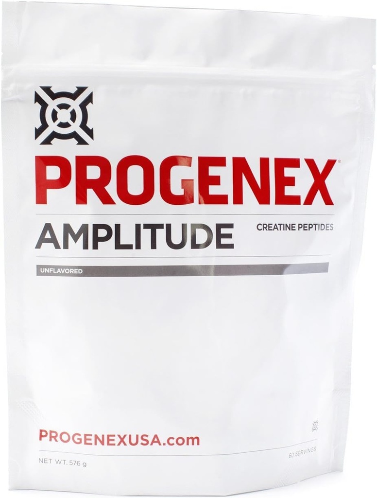 Progenex® 진폭 크레아틴 펩타이드 | 증가 레란 근육 질량 | Augments Energy and Explosiveness in Workouts | Tasteless and Mixes Well | 60 서빙