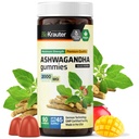 BIO KRAUTER Ashwagandha Gummies for Women & Men - 2000 mg 힘 - 계류 지원을위한 90 Chews - Chewable Ashwagandha 보충제 - 채식 - 망고 풍미