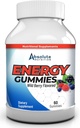 절대 영양 와일드 베리 맛 에너지 Gummies - 성인, B12 Gummies, 여성 및 남성, 에너지 비타민, 피로를 위한 전 운동 에너지 Chews, 피로를 위한 Metabolism 지원