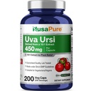 NusaPure Uva Ursi 10:1 추출물, 4,500mg 200 채식 모자 (비 GMO, Vegan) Bearberry와 동등한 450 mg