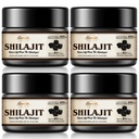 Shilajit 순수한 Himalayan 유기 Shilajit 수지 - 600mg 최대 힘 85 + Trace 무기물 & 에너지, 면역 지원, 30 그램 (4 팩)를 위한 Fulvic 산을 가진 자연적인 유기 Shilajit 수지