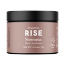 FREQUENSE - Rise Nootropic Tub - Mango Lemonade 풍미 - 버섯, B 비타민 및 녹색 커피와 함께 뇌 성능 및 Clarity 지원 - 132g