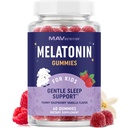 어린이용 멜라토닌 구미 | 0.5mg Per Gummy | 어린이용 Gentle Rest Support for Children Ages 2+ | 어린이용 저소형 휴게소 | Lemon Balm & Chamomile | Non-GMO, 제3자 시험 60ct