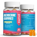Ceylon Cinnamon의 1200mg Berberine HCI 보충교재를 가진 Berberine Gummies는 Metabolism와 에너지 지원, Vegan, 비 GMO 및 젤라틴 자유로운 - 60 조사를 위해 보충합니다
