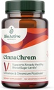 BioActive Nutrients CinnaChrom Dietary Supplement - Chromium Picolinate, Cinnamon 캡슐 - 전반적인 건강을위한 천연 성분 - 야채 보충, 글루텐 - 무료, 120 캡슐