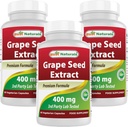제일 자연적인 Grapeseed 추출물 400 mg 120 vcaps (120의 조사 3)의 포장)