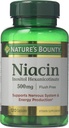 자연의 Bounty 플러시 무료 Niacin 500 Mg, 240 캡슐 (2 X 120 셀 병)