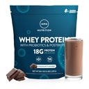MRM Nutrition Whey Protein | 초콜릿 맛 | 18g Protein | 2 억 프로바이오틱스 + 소화 효소 + BCAA | 높은 흡수 + 소화 | 호르몬 + 항생제 무료 | 87 서빙