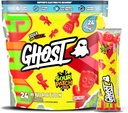 GHOST Hydration Packets, Sour Patch Kids Redberry, 24 Sticks, Electrolyte Powder - 마그네슘, 칼륨, 칼슘, 비타민 C와 음료 혼합 보충 - 콩, 콩, 콩, 설탕 및 글루텐의 무료