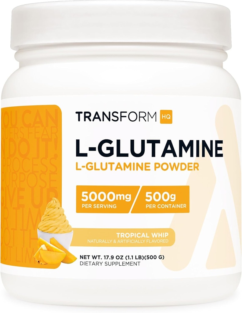 TransformHQ L 글루타민 분말 500g (압력 Whip) - 글루텐 무료, 비 GMO