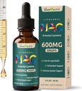 Liposomal 액체 NAC 보충교재 N 아세틸 Cysteine 하락, 성인 & 아이를 위한 Quercetin & 아연을 가진 N 아세틸 Cysteine 600 mg, Liver & Lung 지원, 산화 방지제, 면역성 & 피부 건강, 2개 Fl Oz