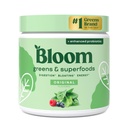 Bloom Nutrition Superfood Greens Powder, Probiotics 및 Prebiotics, Gut Health, 여성, Chlorella, Beet Root Powder, 30 SVG, Original을 가진 Green Juice Mix 혼합을위한 부유 한 효소