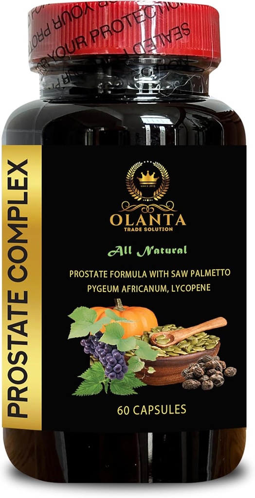 Male Urinary Tract Health 지원 - 남자를 위한 PROSTATE COMPLEX - 강한 교류 전립선, 남자를 위해 건강한 전립선을 위한 비타민, Nettle 추출물 전립선, 매일 Urinary 지원 - 1개의 병