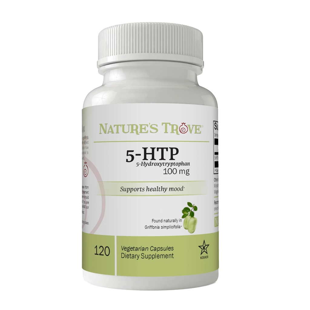 성격의 파도 5-HTP 100mg 120 채식 캡슐