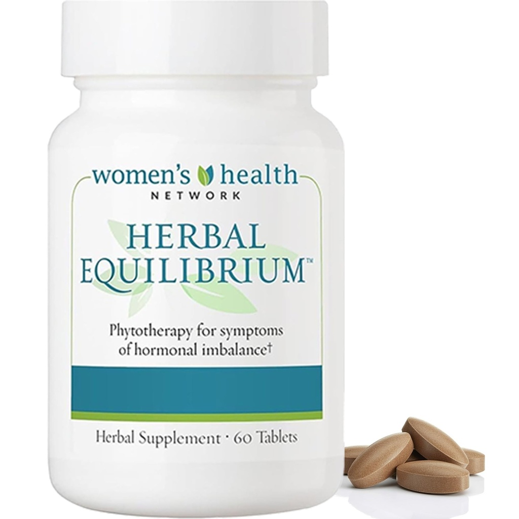 Herbal EquilibriumTM - 7 Proven 초본 추출물 (30 일 공급)를 가진 Peri/Menopause Symptoms를 위한 자연적인, 가득 차있 스펙트럼 기복