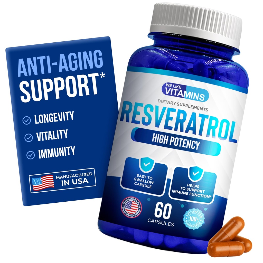 우리는 서빙 당 비타민 Resveratrol 1000mg 같이 - 60 삼키기 Veggie 캡슐에 쉬운 - 자연적인 Resveratrol 보충교재 1000mg - 산화 방지제 보충교재는 Immune 체계를 지원합니다