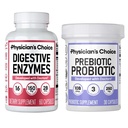 Physician 's CHOICE Prebiotic-Probiotic + 소화 멀티 효소 60CT - 소화 건강 번들