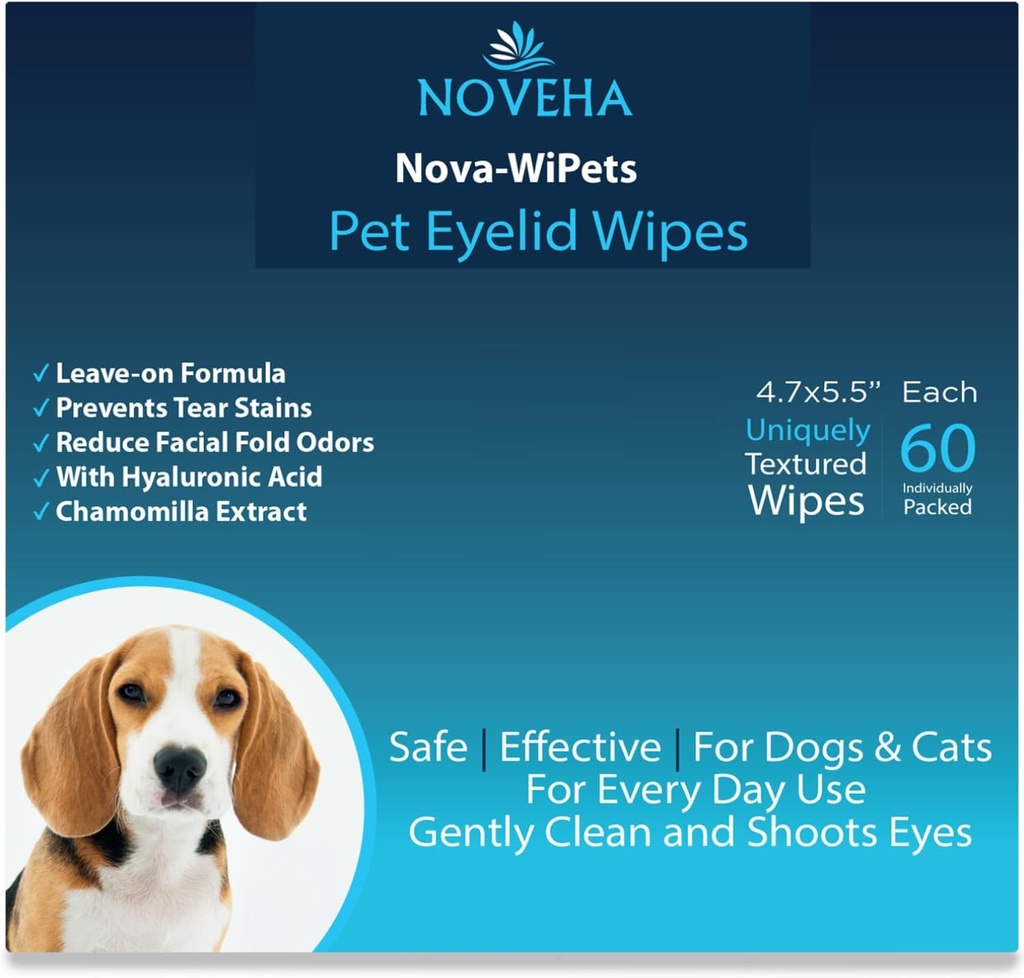 NOVEHA Pet Drops | 고급 라노스테롤 솔루션 (60 개)