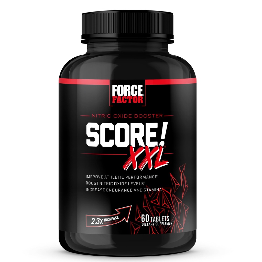 FORCE 선수 점수! L-Citrulline, Horny Goat Weed, Black Maca, & Tribulus Terrestris를 가진 남자를 위한 XXL 니트로 산화물 승압기 보충교재는 체력, 에너지 및 육체적인 성과, 60의 정제를 증가합니다