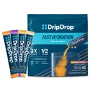 DripDrop Hydration Packets - 열대 다양성 팩 - 단일 Serve Electrolytes Powder Drink Mix - Mango, Açaí, 열정 과일, Piña Colada - Non-GMO, 글루텐 무료, Vegan - 32 스틱
