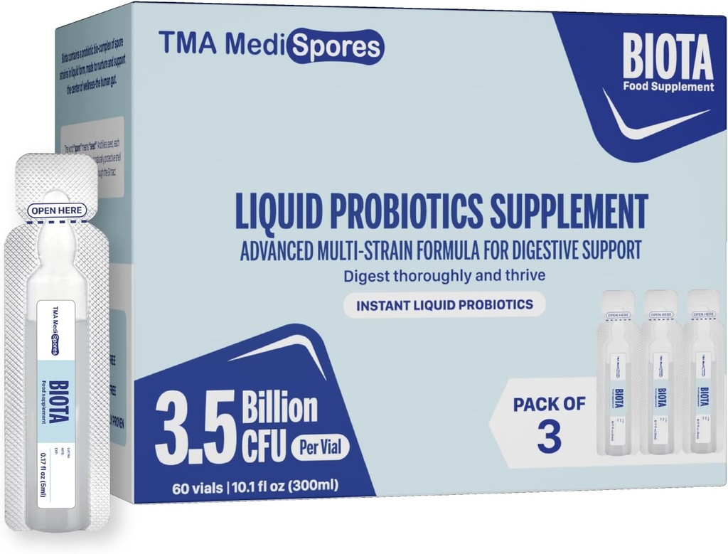 Digestive Health & Immune Support,Fast Acting Support Stomach Constipation, 성인, 어린이, 글루텐, 설탕 무료 & Non-GMO, 60 서빙을위한 Digestive Daily Probiotic 음료