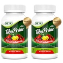 DEVA Tuba 주요한 Vegan Multivitamin 높 순수성 비타민과 무기물 규정식 보충교재 산화 방지제, 과일 및 야채 혼합, 최고 버섯, Probiotics, Prebiotics,씨, 허브 - 90의 탭, 2 팩