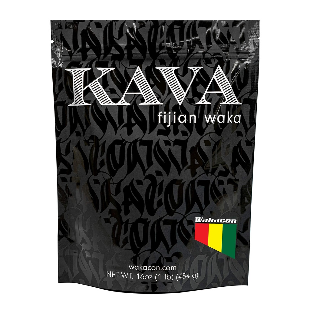 Kava Waka Powder – 피지의 Noble Kava Root Powder – 프리미엄, 책임감있게 Sourced, 16 Oz