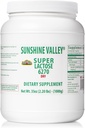 Sunshine Valley® Super Lactose Dry Powder (FREE FLOW POUR) - 천연 감미료 및 베이킹 강화제, 조리 및 식품 혼합물, 식품 안정제 및 필러를위한 가루 설탕 - 35 Oz