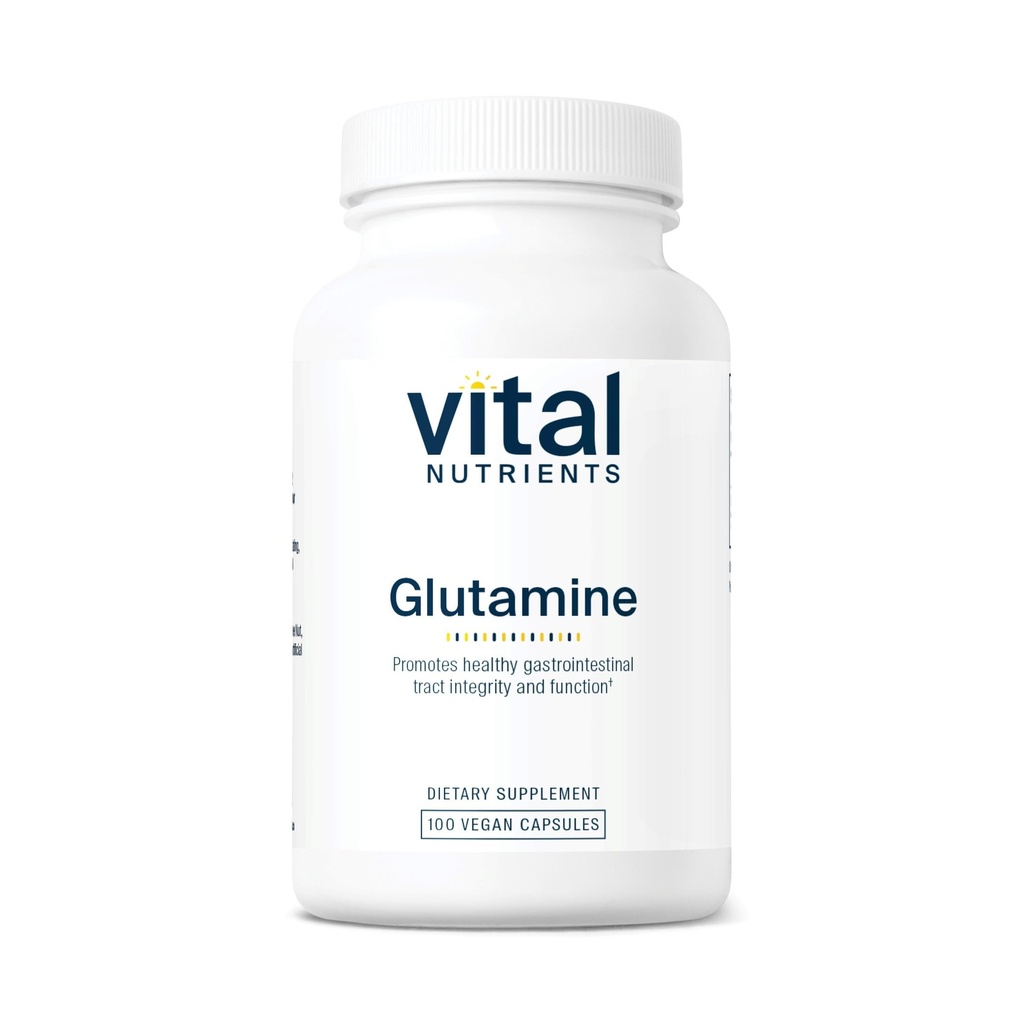 Vital Nutrients 글루타민 | 3400mg L 글루타민 | 건강한 위장 기능 | 글루텐, 유제품, 소이 무료 | 비 GMO | 90 글루타민 캡슐