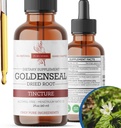 Goldenseal Tincture | Goldenseal Root의 프리미엄 알코올 무료 초본 추출물 | Liquid Botanical Supplement | 전통 초본 공식 | 미국에서 만든 - 2 oz (60 ml)