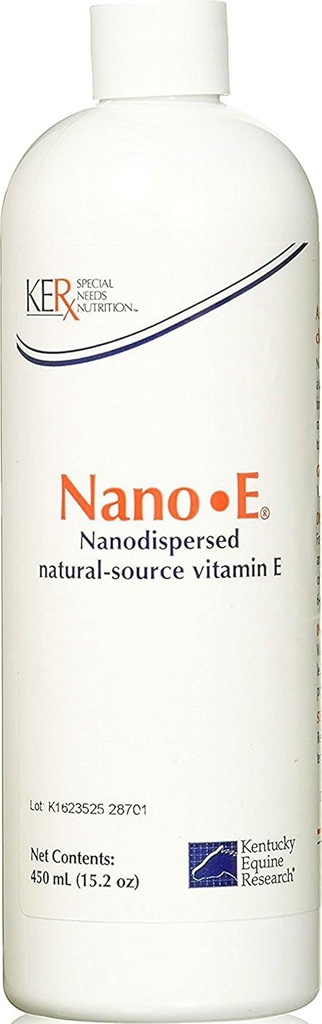Kentucky Equine 연구 Nano -E: 말, 450 mL를 위한 자연적인 근원 비타민 E 산화제