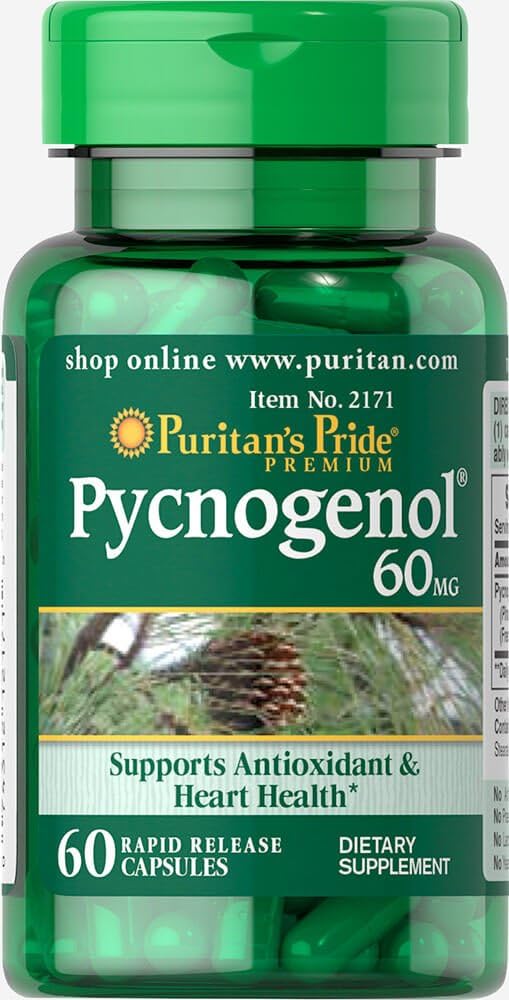 Puritan의 Pride Pycnogenol 60 mg-60 캡슐
