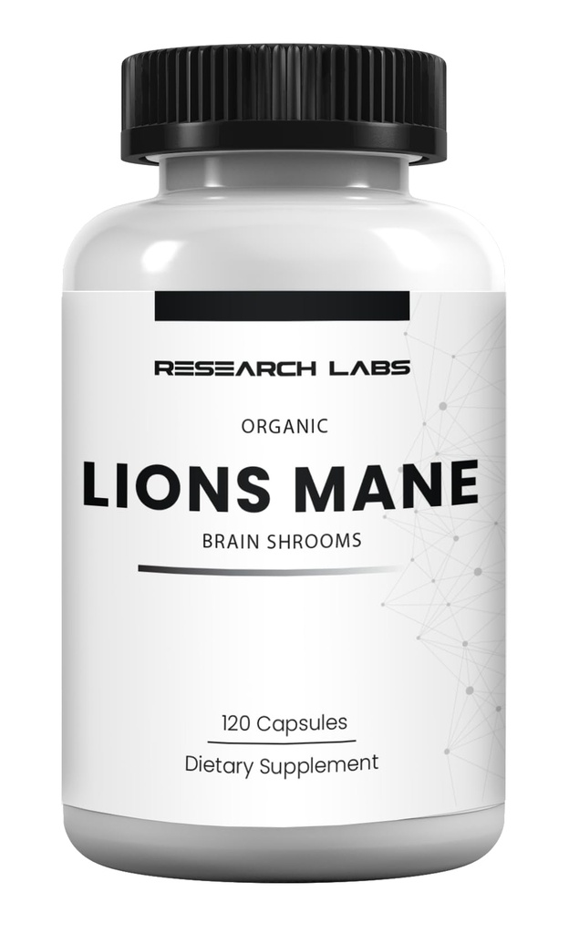 연구 실험실 유기 사자 Mane 보충교재 캡슐, 120의 캡슐 w/Patent LitropaneTM, 면역 체계 승압기 & Nootropic 뇌 지원 버섯 보충교재. 18,000mg에 비교할 수 있는 10X 추출물