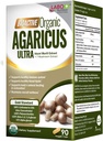 LABO 영양 생물 활성 유기 Agaricus Ultra - 7 버섯 추출물 보충교재 Agaricus blazei Murill Cordyceps, Maitake, 터키 꼬리, Lingzhi, 고급 면역 지원, USDA 유기를 위한 Shiitake