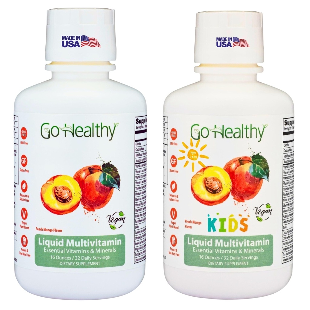아이들을 위한 건강한 Multivitamin, 유아 (1개의 병) 및 여자를 위한 Multivitamin, 남자 및 청소년 (1개의 병) Vegan, 뭉치