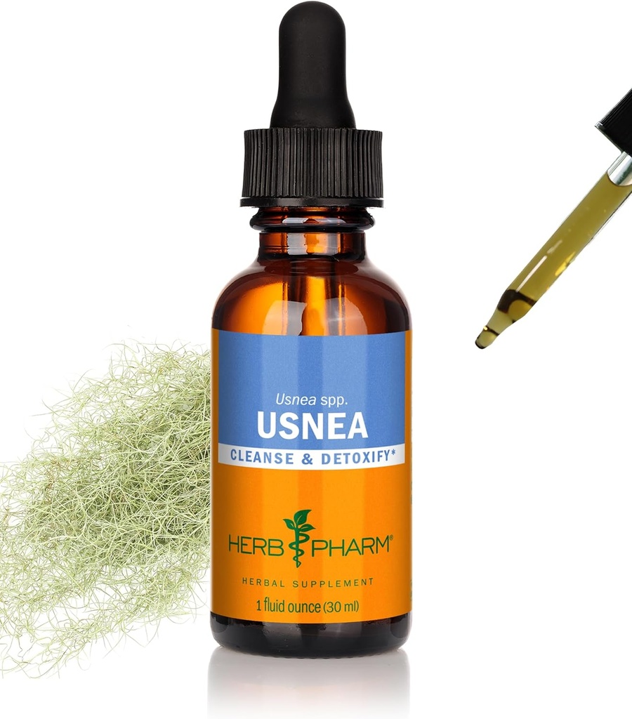 허브 Pharm Usnea 정화 및 해독을위한 액체 추출물 - 1 Ounce (DUSNEA01)